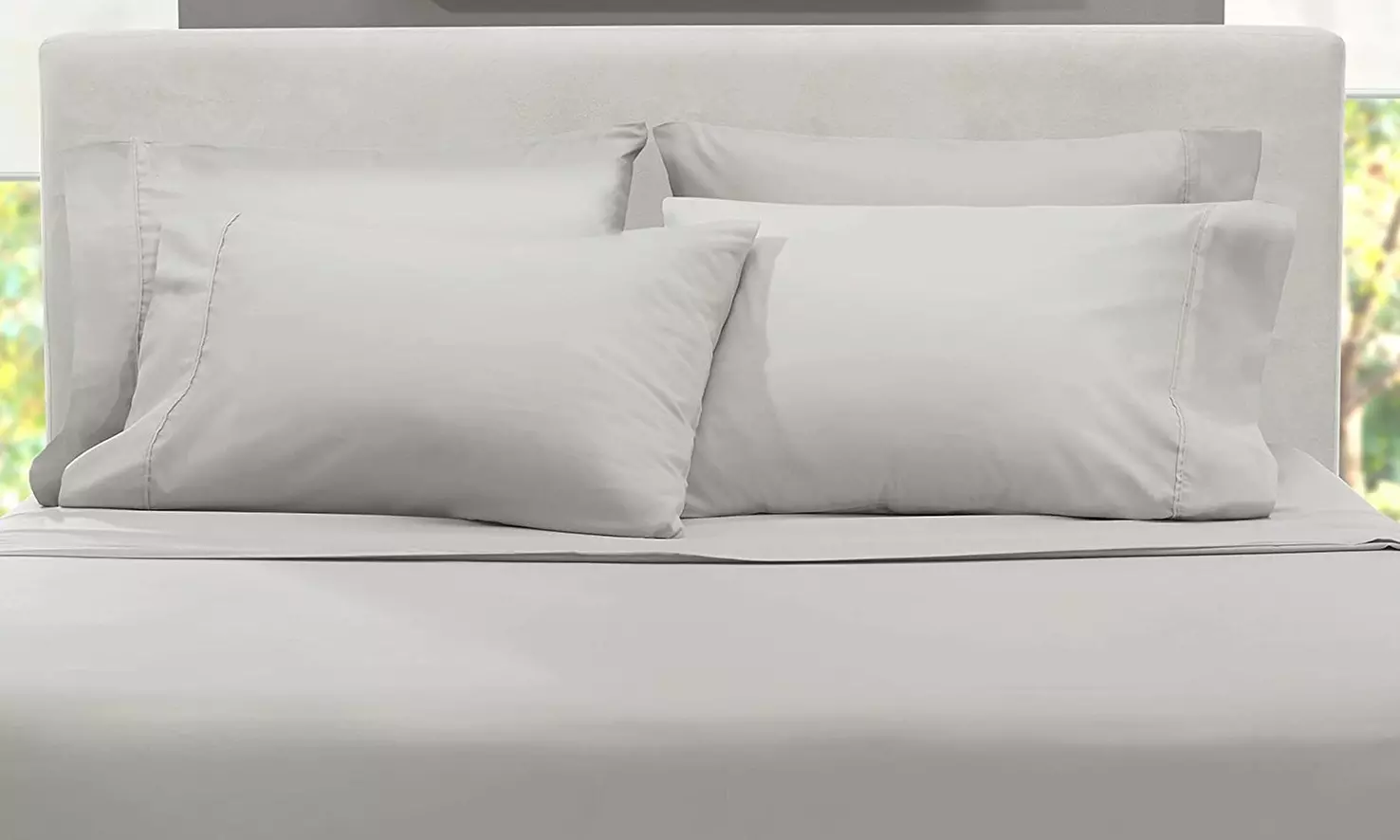 Hearth & Harbor Extra Deep Pocket Sheet Set - Microfiber Bed Sheets - 24" Depth