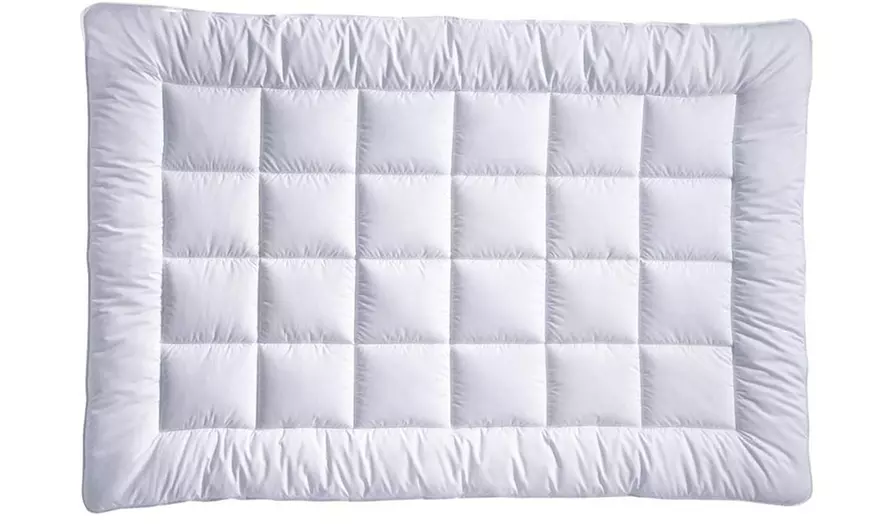 Image 2: Surmatelas double technologie à mémoire de forme et microfibre, Sampur