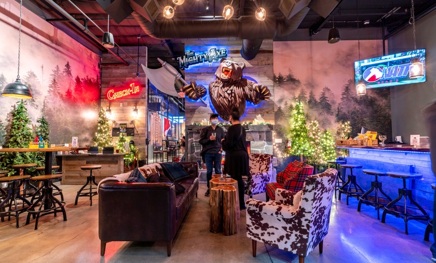 Image 4:  Axe Throwing for 2, 4 or 6 People for 1 Hour Valid Any Day