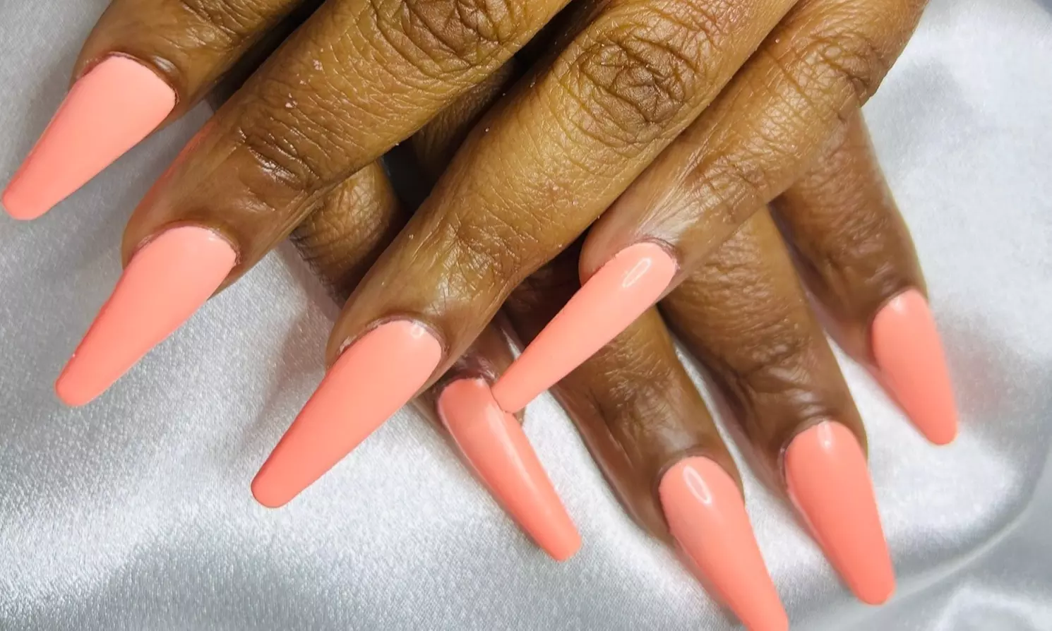 Extra-Long or Medium Press-On Mani with Optional Press-On or Gel Pedi