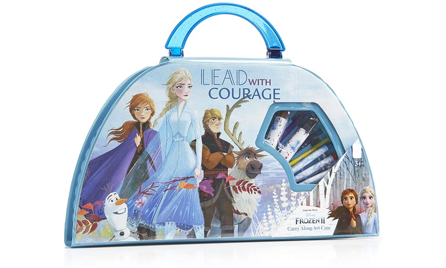 Image 3: Sambro Frozen 2 or Princess Carry Along Art Case