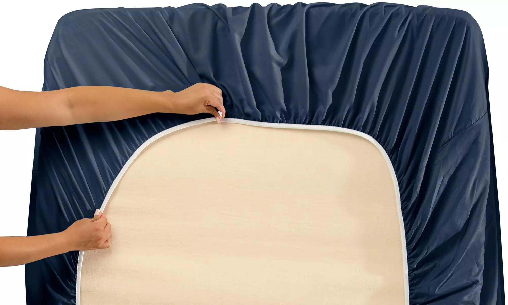 Nestl Extra Deep Pocket Sheets - 18-24 Inch Fitted Bed Sheet Set - 6 Piece