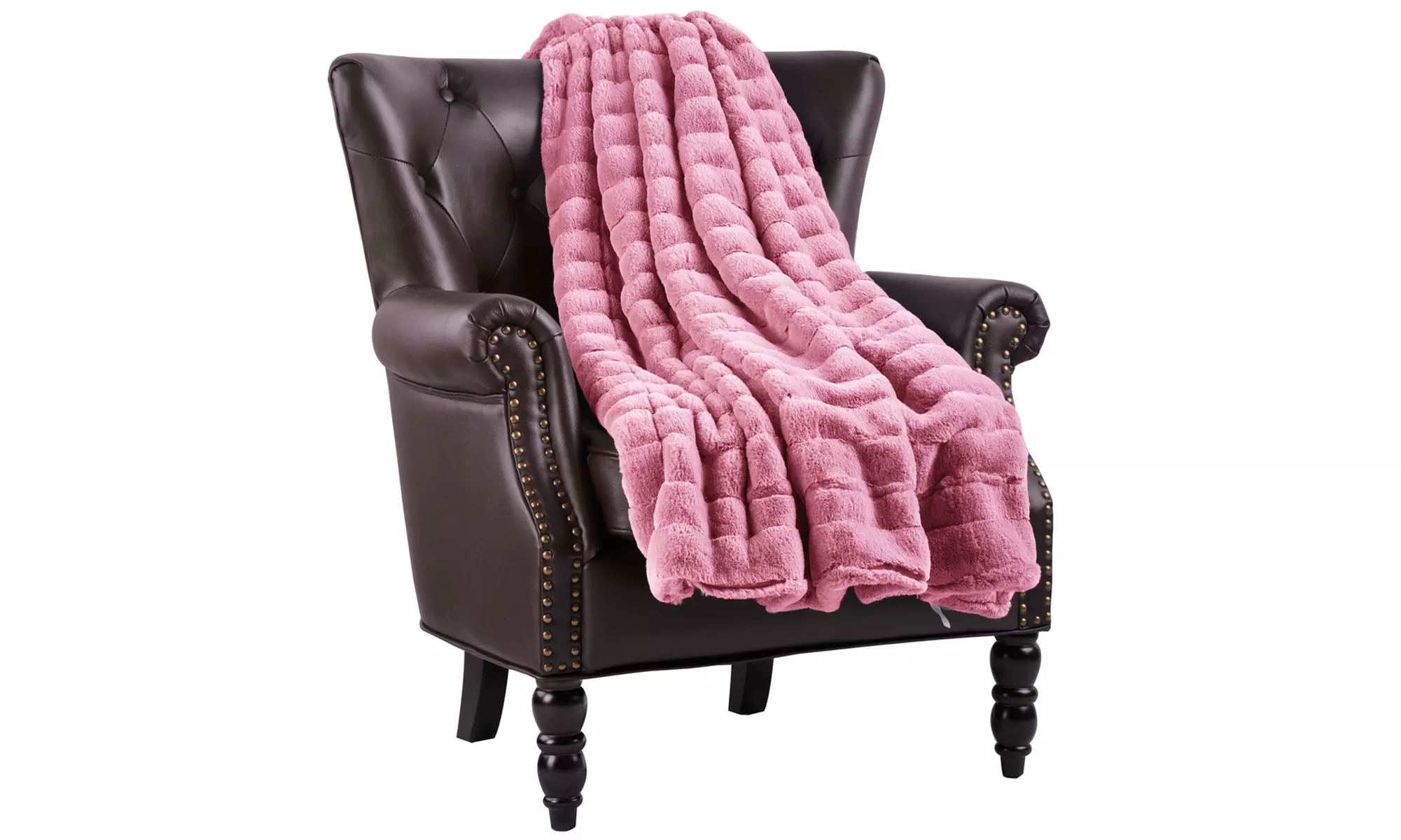 Bluff City Bedding Sherpa Micro Mink Reversible 60 x 80 Throw Blankets 8 Colors