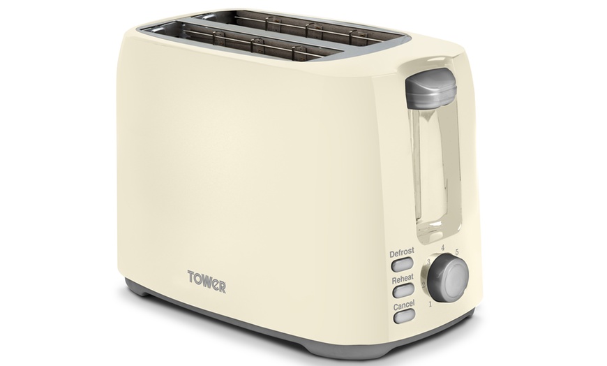 Image 13: Tower Toaster and Kettle Set