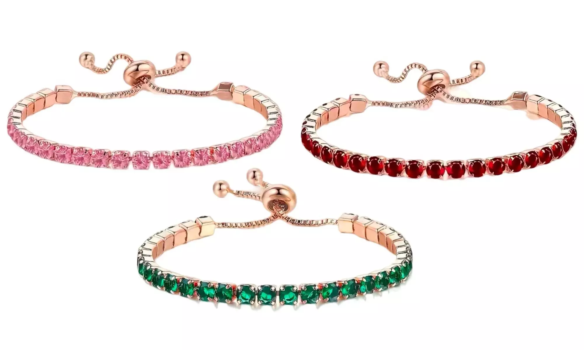 Adjustable Friendship Crystal Bracelet