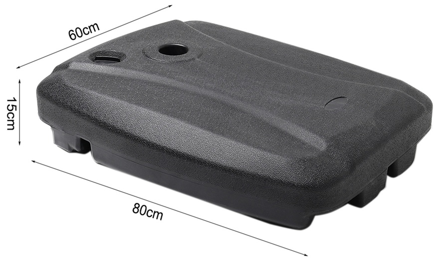 Image 4: Fillable Umbrella Base for a Cantilever Parasol