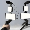Image 1: Kit vlogging multifuncional con luz led regulable y micrófono 