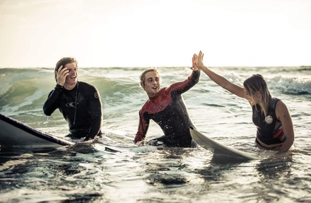 45-Minute Beginner Group Surf Class - Voucher for 1 Person - SURFS UP NY