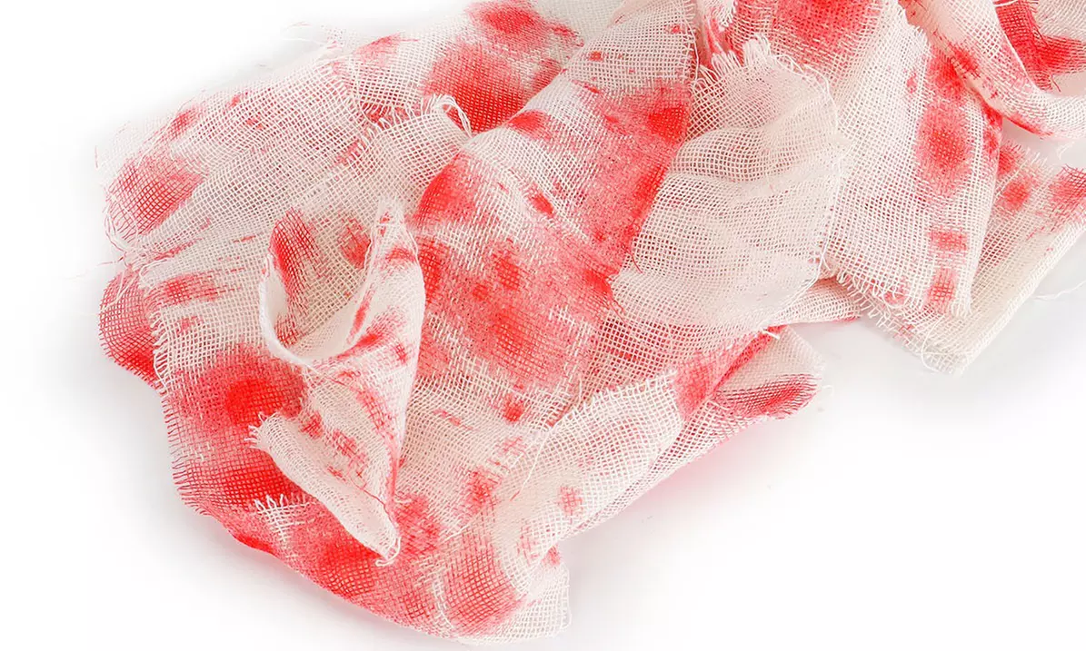 33ft Halloween Creepy Decoration Bloody Bandage Cloth Gauze Creepy Scary