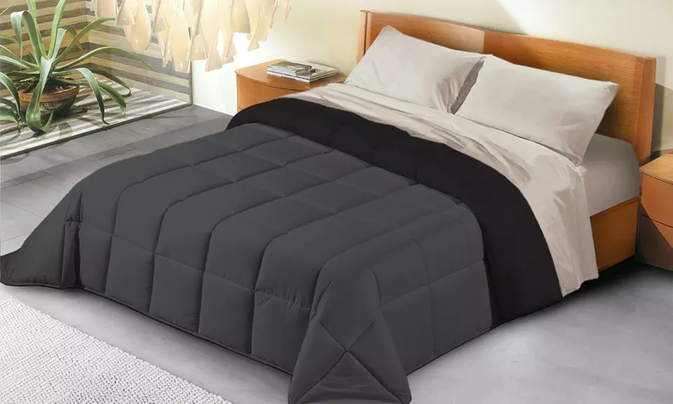 Couette en microfibre 380 gr/m² réversible