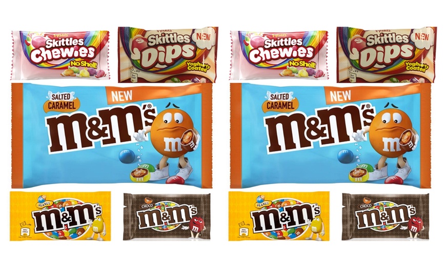 Image 2: Assorted M&M's and Skittles