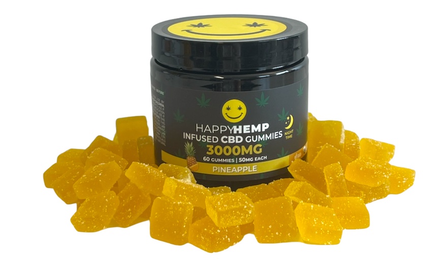 Image 8: Happy Hemp Infused CBD Gummies for Sleep - Broad Spectrum CBD Gummies