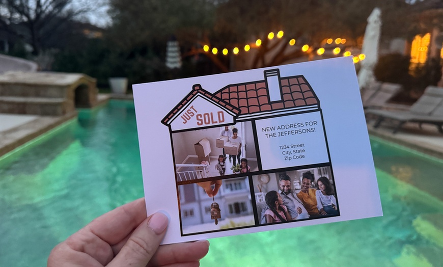 Image 2: Personalized Just Moved Announcement Cards, 24–200