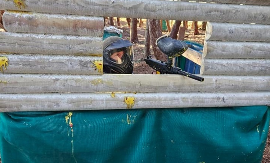 Image 2: Half-Day Paintball- Groups of 5, 10, or 15 with 100 Paintballs Each!