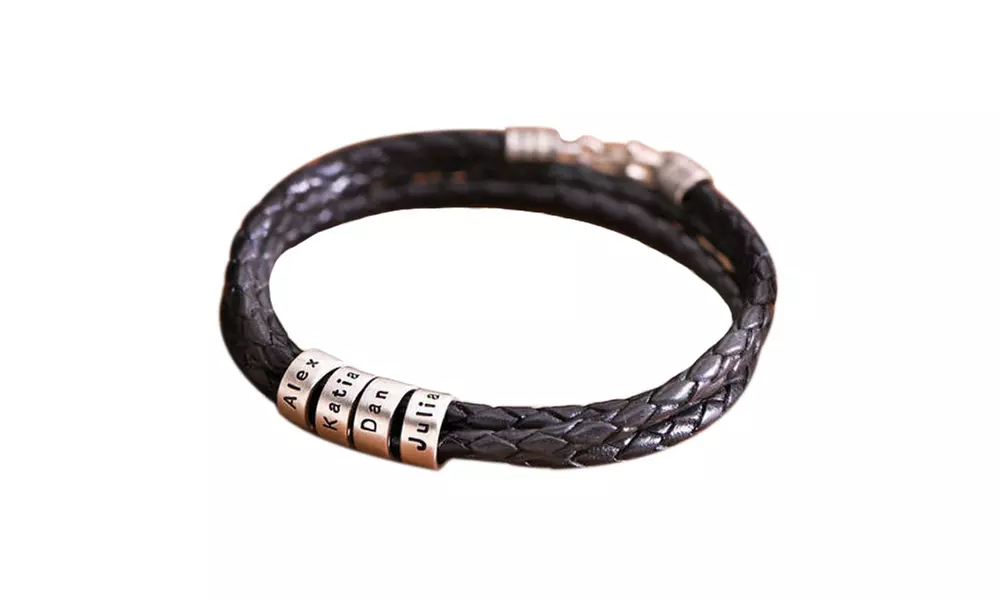 Lederarmband mit Namen