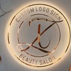Image 1: Let Your Brand Shine: One or Two Custom Business Logo Signs 