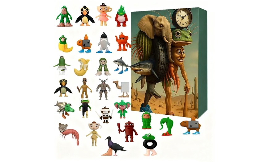 Image 8: 24-Piece Italian Brainrot Action Figures Advent Calendar