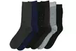 (6 & 12 Pair Pack) Men's Assorted Classic Cotton Blend Dress Socks - Second Medium