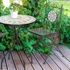 Image 1: Set Bistrot con 2 sedie e 1 tavolo a mosaico