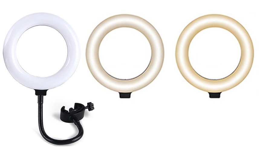 Image 5: Support de téléphone suspendu avec anneau lumineux