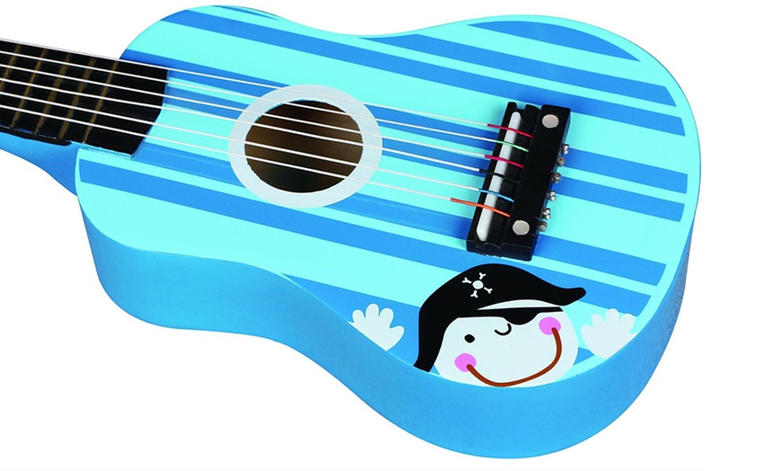 Image 11: Lelin Kids' Wooden Guitar