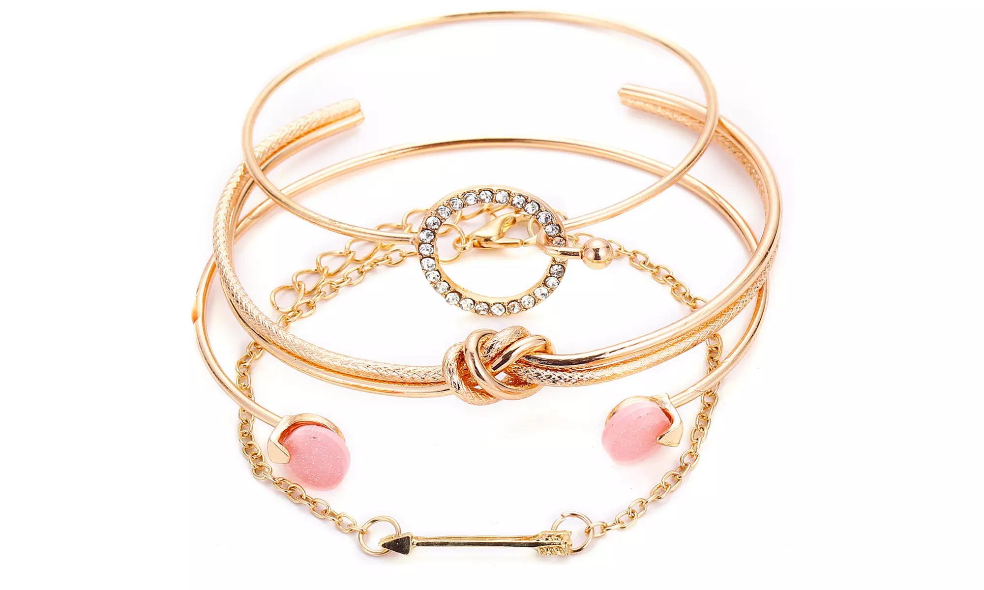 1 of 2 sets van 4 armbanden