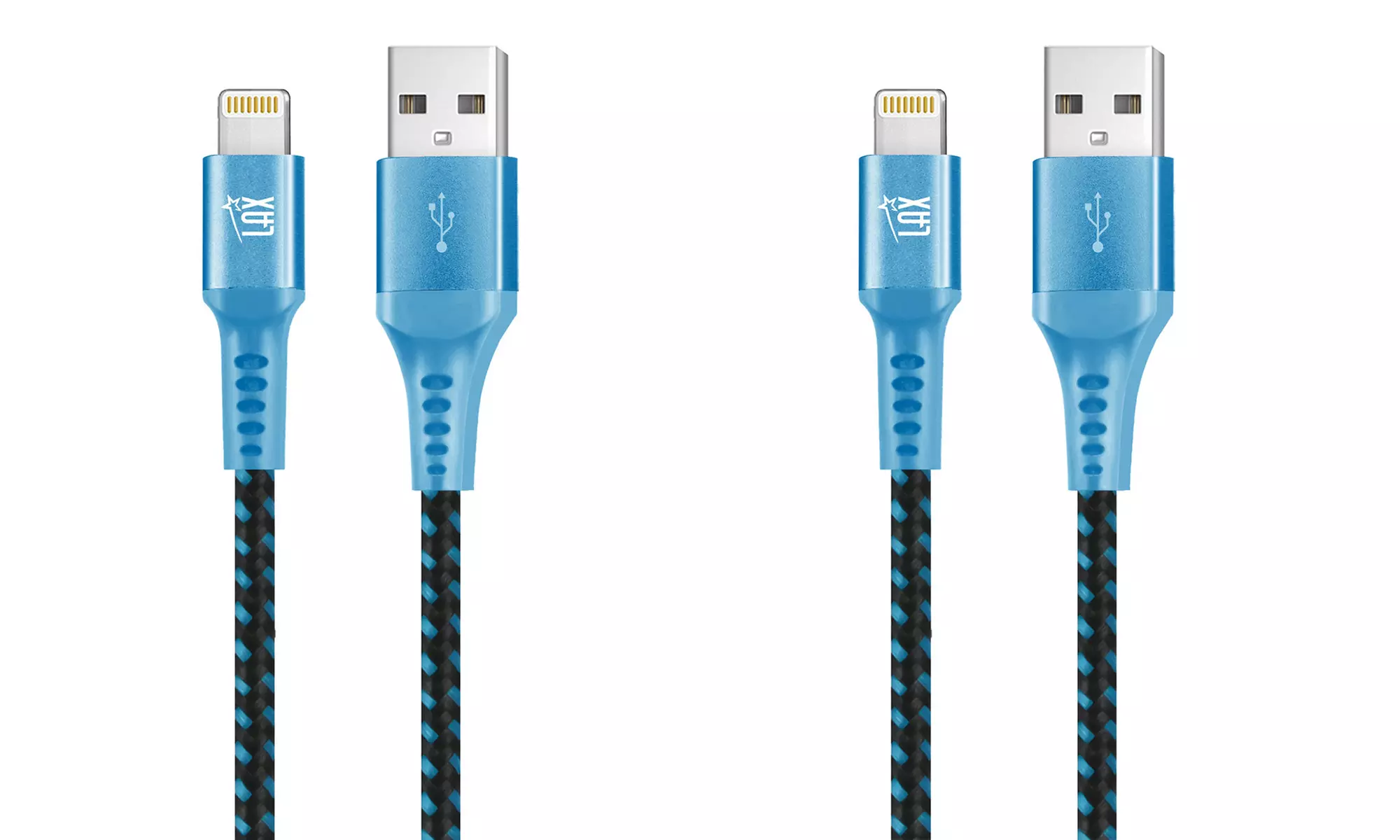 LAX Apple-Certified Braided Lightning Cable for iPhone & iPad (4ft or 6ft)