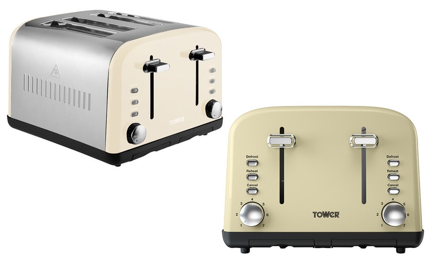 Image 22: Tower Microwave, Kettle and Toaster