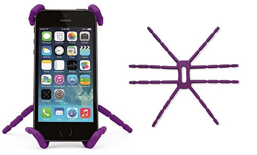 Image 14: One, Two or Four Flexible Spider Phone Holders