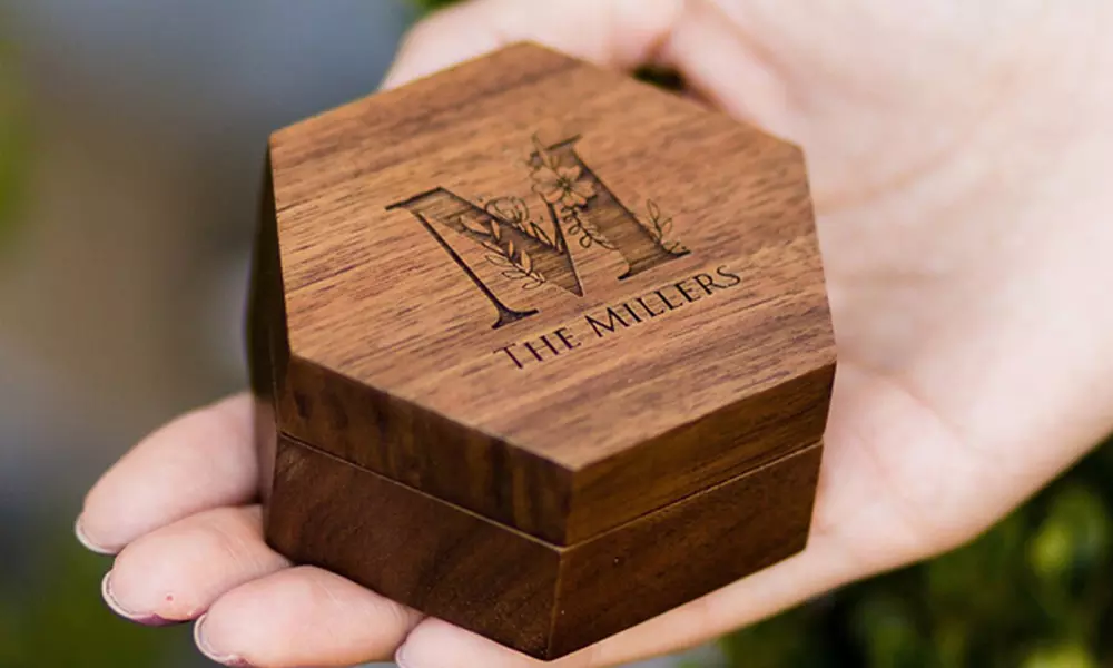 Capture the “Yes, I do!” moment in a Custom Ring Box, just for you!