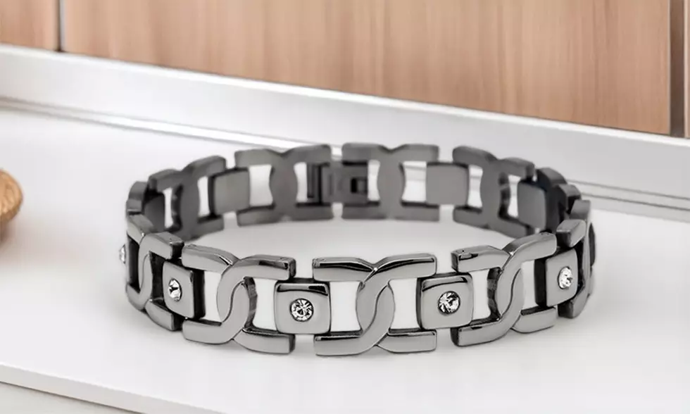 Men's Stainless Steel Cubic Zirconia Bracelets