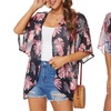 Image 1: Cardigan kimono in chiffon