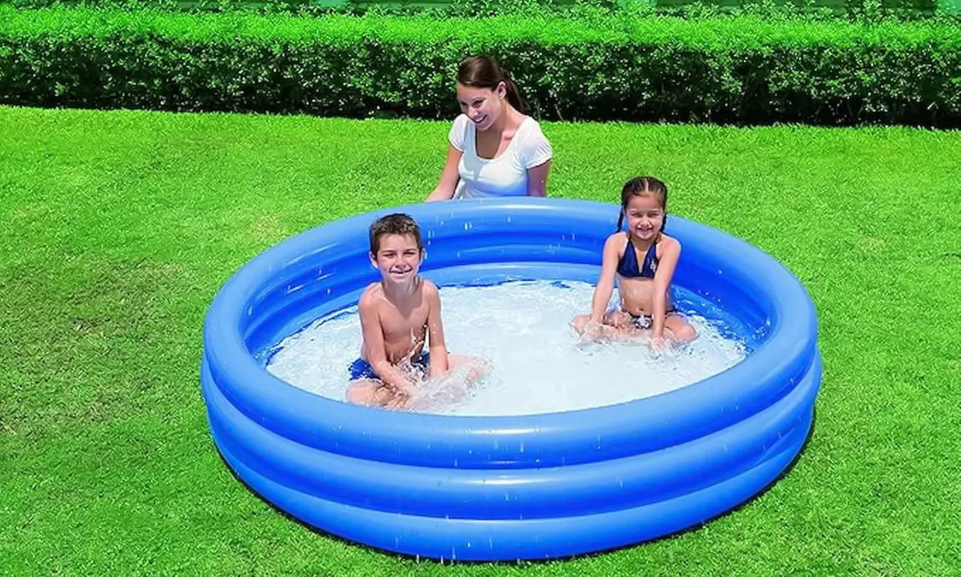 Kinderzwembad met opblaasring van Bestway