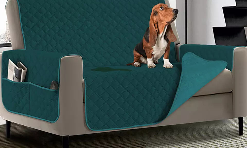 Housse de canapé imperméable, anti-tache, matelassée