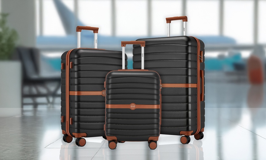 Image 1: Set 3 valigie da viaggio Kono