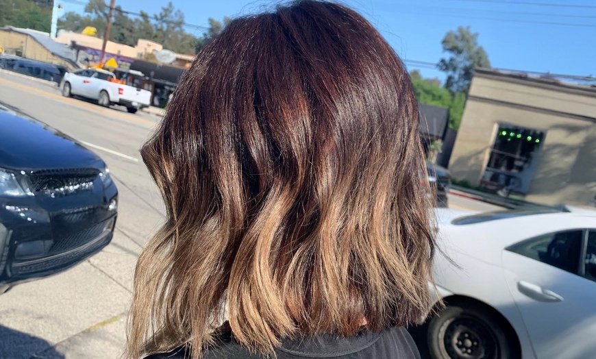 Image 1: Transform Your Look with Choice of Hair Color or Keratin Services
