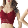 Image 12: Women Bralette Bra Lingerie Push Up Crochet Wireless Lace Bra Crop Tank Top