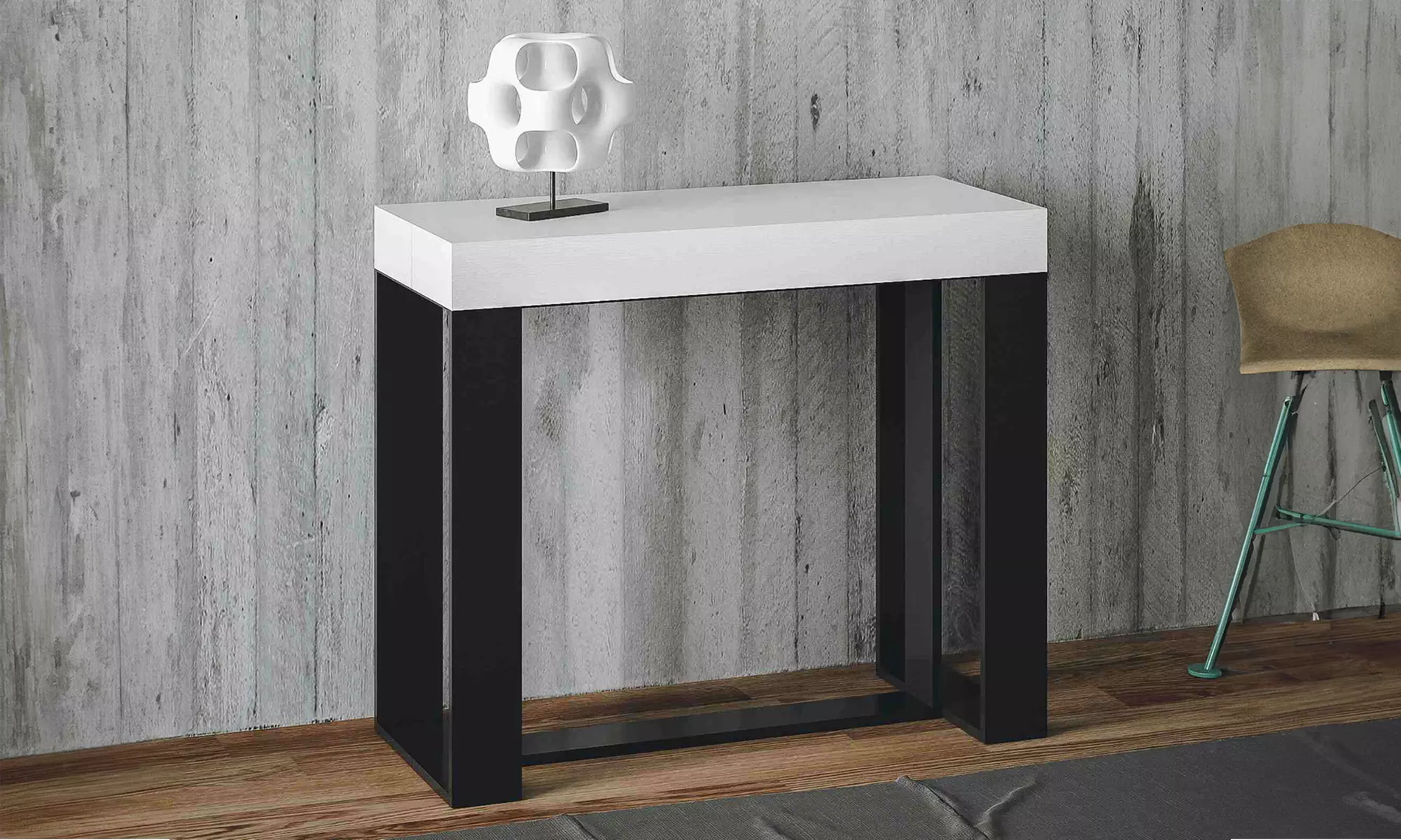 Ausziehbarer Konsolentisch „Futura"