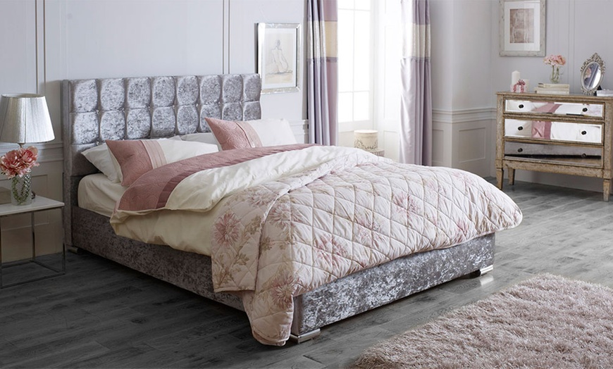 Image 4: Gatsby Upholstered Bed Frame