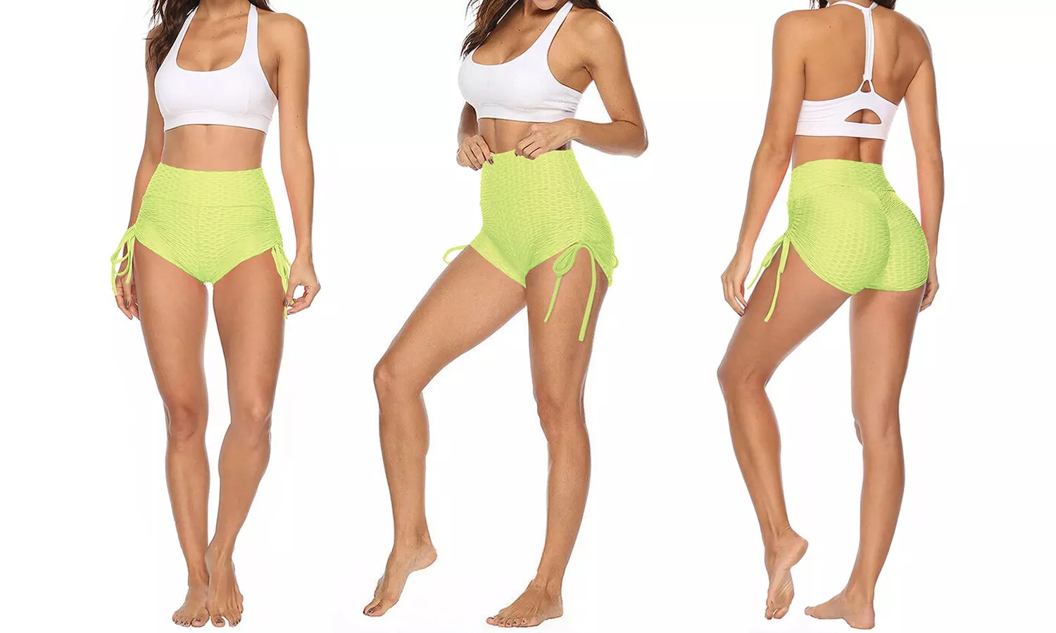 Women's High-Waist Yoga & Scrunch Butt Lifting Shorts
