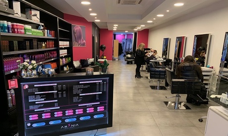 Shampoing avec coupe ou brushing ou shampoing, coupe et brushing dès 6,74 € à Amania Hairdressing And Beauty Salon