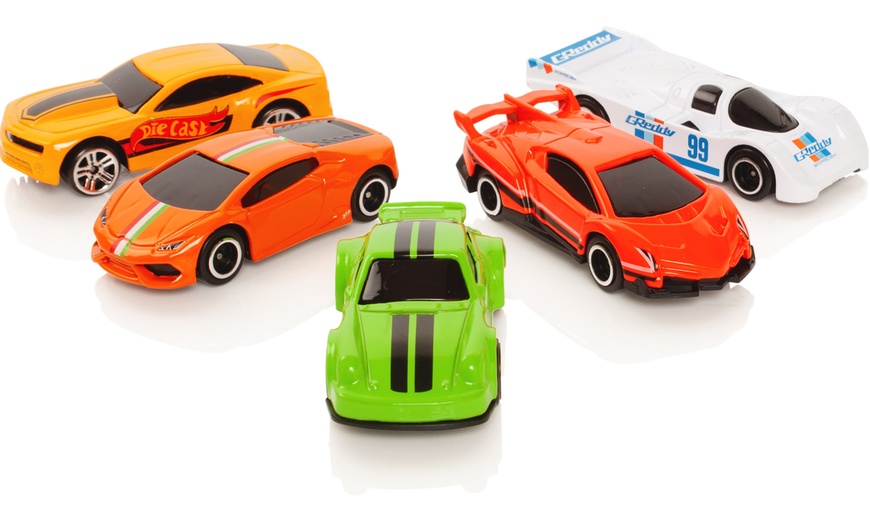 Image 2: 20-Piece Die-Cast Car Mega Set