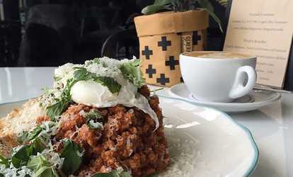 Breakfast, Brunch or Lunch for 2