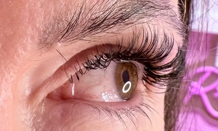 Full Set of Eyelash Extensions with 3D or 6D Volumes with  one Touchup - Juliana Lashes Study