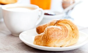 Pastry, Croissant, Wrap or Toast with Regular Hot Drink