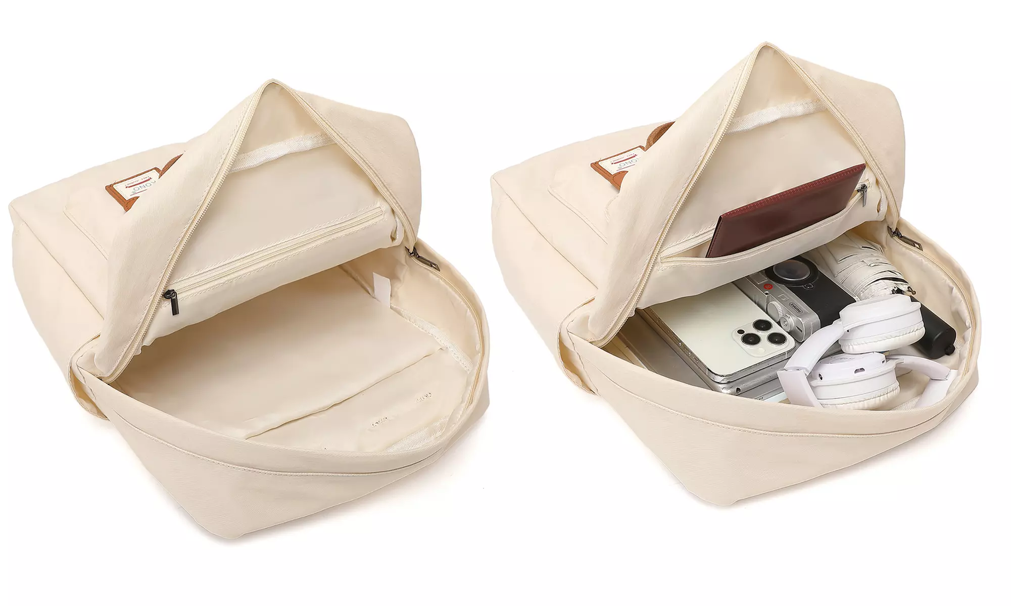 Mochila de viaje hecha de tejido impermeable espaciosa y versátil