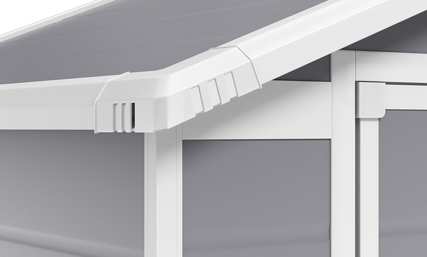 Image 12: Outdoor Garden PP Plastic Storage Shed