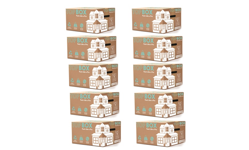 Image 4: TopBox Large 48 Litre Double Walled Multipack Moving and Storage Boxes