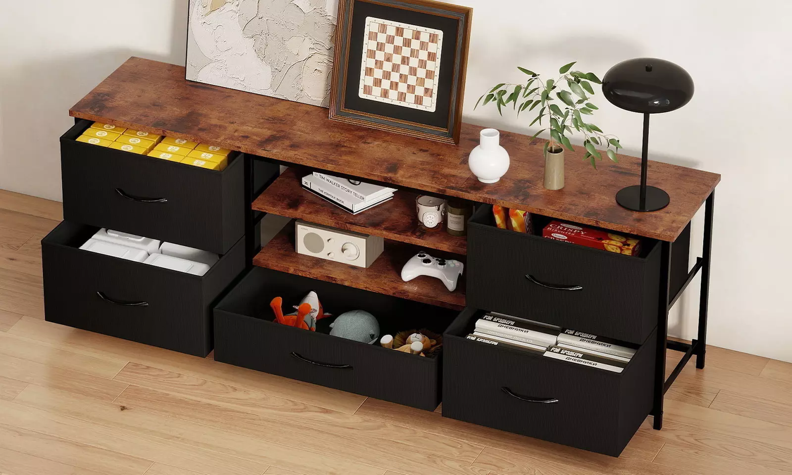 Levede Contemporary Entertainment Units and Media Consoles