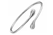 Teardrop Open Cuff Bangle Flexible Bracelet For Women Multiple Options - Second Medium